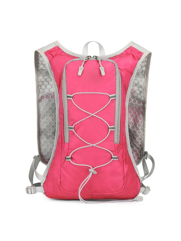 1 Pcs Lightweight Waterproof Running/cycling Backpack Durables Nylon Material With Night Reflective Large Capacity Multi-layer Storage Backpack