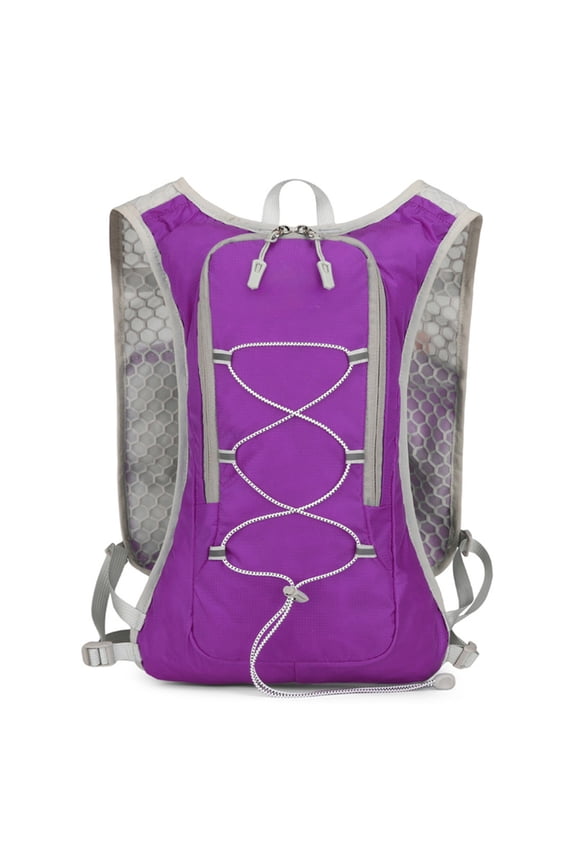 1 Pcs Lightweight Waterproof Running/cycling Backpack Durables Nylon Material With Night Reflective Large Capacity Multi-layer Storage Backpack