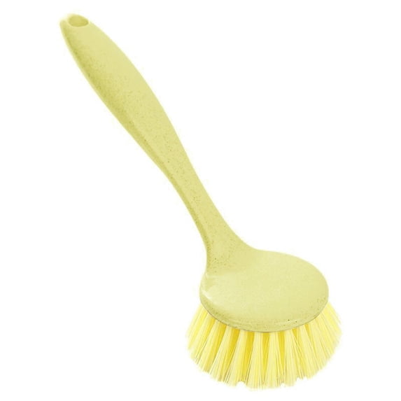 1 Pcs Long Handle Kitchen Scrub Brush, Dish Brush, Kitchen Scrub Brush for Cleaning Dishes Pots Pans Sink with Comfortable Long Handle
