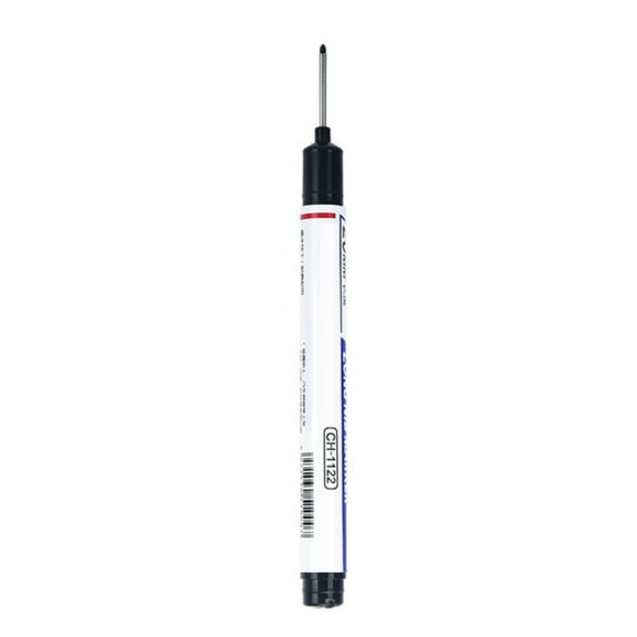 1 Pcs Long Head Deep Hole Marker - Long Nib Markers, Multi-purpose Deep Hole Marker Pens, Quick Dry Waterproof Colorful Carpenter Pen Markers for Construction Bathroom Woodworking