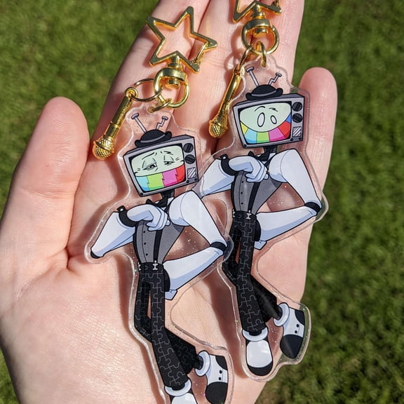 1 Pcs Meme Animation Mr. Puzzles Keychain (1 keychain)/RANDOM 1 PACK