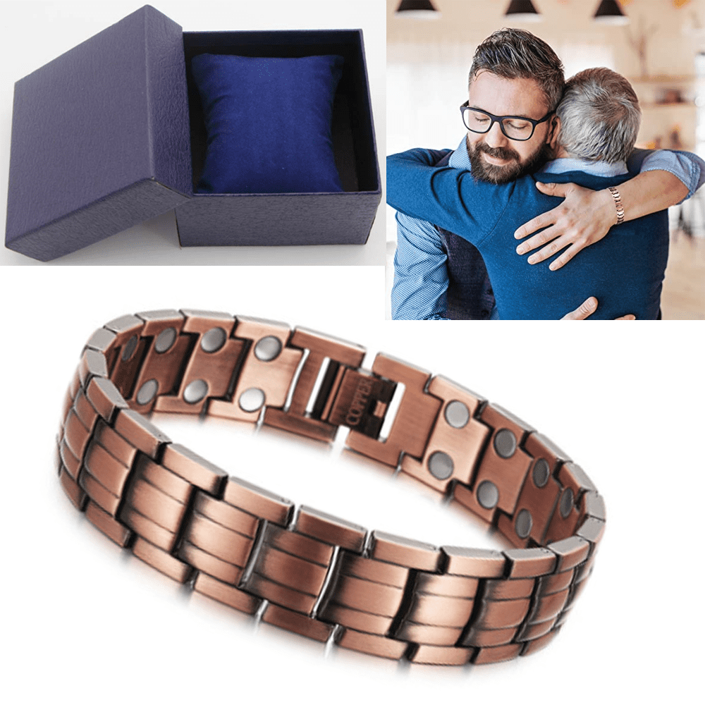 1 Pcs Men's Copper Bracelet for Arthritis Pain Relief Elegant