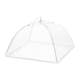 thumbnail image 1 of 1 Pcs Mesh Food Covers,12.6 Inch Fly Cover,Foldable Cake Cover,Mesh Food Covers Tent Umbrella For Bbqs, Outdoors, Screen Tents, Parties Picnics, Fruit Cover,Food Covers For Outside,White, 1 of 7