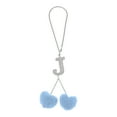 thumbnail image 1 of Unique Bargains 1 Pcs Metal Rhinestone Faux Diamond Car Rear View Mirror Pendant Accessories Car Hanging Ornament Blue, 1 of 6