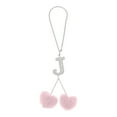 thumbnail image 1 of Unique Bargains 1 Pcs Metal Rhinestone Faux Diamond Car Rear View Mirror Pendant Accessories Car Hanging Ornament Pink, 1 of 6