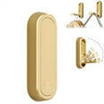thumbnail image 1 of 1 Pcs Metal Folding Wall Hooks,Gold Heavy Duty Towel Hooks,Invisible Retractable Coat Hooks,Single Robe Hooks,Easy Installation,for Bathroom Kitchen Closet Entryway By Scheam, 1 of 8