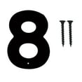 thumbnail image 1 of 1 Pcs Metal House Numbers Letter, Black House Address Numbers for Outside, Personalized Address Number Sign, Modern Metal Address Number Letters for Homes, Apartments, Farms, Office with Strews, 1 of 7
