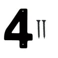 thumbnail image 1 of 1 Pcs Metal House Numbers Letter, Black House Address Numbers for Outside, Personalized Address Number Sign, Modern Metal Address Number Letters for Homes, Apartments, Farms, Office with Strews, 1 of 7