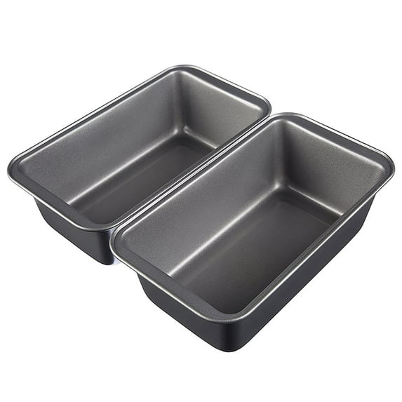 1 Pcs Metal Mini Bread Loaf Pans, Nonstick Small Toast Cake Bakeware, Metal Baking Mold Rectangular Cake Bread for Mousse Jelly and Easy Baking