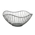thumbnail image 1 of 1 Pcs Metal Wire Fruit Basket, Kitchen Counter Wave Fruit Basket Serving Bowl Wire Fruit Dish, Fruit Holder Stand Storage Baskets for Fruits and Veggies, 1 of 8