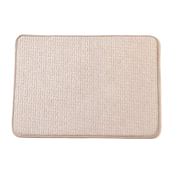 1 Pcs Microfiber Dish Drying Mat,Absorbent Dish Drainer Mat,Soft Draining Mat,Dish Drying Mat for Kitchen Counter,Kitchen Counter Quick-Dry Pads,Dish Drying Pad for Sink,Draining Rack,I