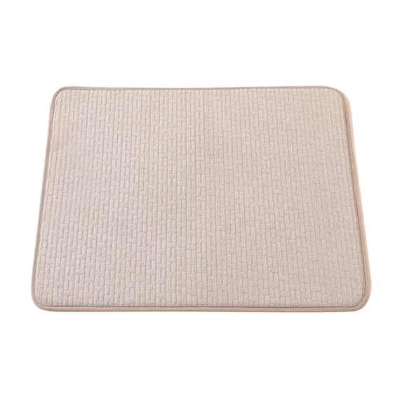1 Pcs Microfiber Dishes Drying Mat, Super Absorbent Dishes Drying Pad, Absorbent Dish Drainer for Kitchen Counter Coffee, Rack, Under Sink 16x20"