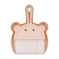 thumbnail image 1 of 1 Pcs Mini Dustpan Set Brush for Table Whisk Brooms Small Dustpan Broom Set Mini Dust Pans with Brush Tiny Cleaning Table Sweep for Car Desk Keyboard Countertop Nest (Beige), 1 of 6