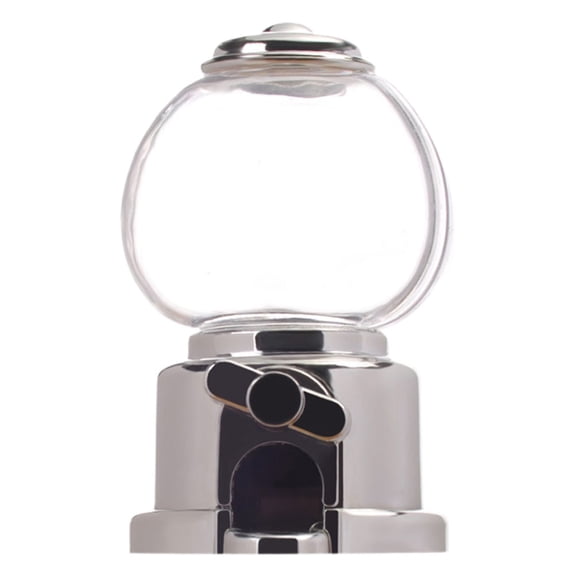 1 Pcs Mini Gumball Machine, Candy Dispenser Gumball Machine, Mini Candy Dispenser Plastic Gumball Machines Christmas Candy Party Favors for Birthdays Easy to Operate with Rotating Button