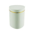 thumbnail image 1 of 1 Pcs Mini Trash Can with Lid, Desktop Small Trash Can Recycling Bin Cute Metal Garbage Can for Tabletop Countertop Use, Plastic Waste Bin for Office Parlor Car Bedroom, 1 of 9