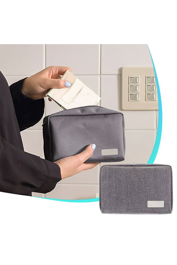 1 Pcs Money Bag with Zipper, 7x4 Inches Cash Wallet, Check Wallet, Receipt Organizer, Zippered Pouches for Cash Check Receipt Cosmetics