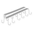 thumbnail image 1 of 1 Pcs Mug Hooks Under Cabinet, Metal Cabinet Utensil Hanger with Double Row Hook Mug Organizer, Cabinet Storage Hooks for Cabinet Shelf Storage Display Rack for Kitchen Coffee Bar, 1 of 4