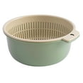 thumbnail image 1 of 1 Pcs Multifunctional Draining Basket, 2-in-1 Sink Strainers Wash Strainer Colanders Set, Double-Layer Kitchen Colander for Cleaning Veggies Noodles Fruits, 1 of 6