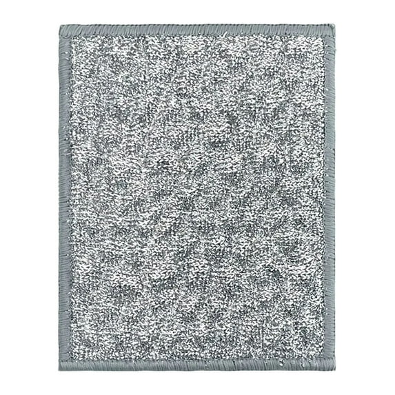 1 Pcs Multipurpose Wire Dishwashing Rag, Double-Sided Dishwashing Cloth, Stainless Steel Wire with Multi-Layer Cotton Thread, Metal Scrubbing Pads for Kitchen Cleaning
