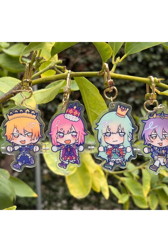 1 Pcs Music Rhythm Game: Magnetic Keychains - Wonderland x Showtime (1 keychain)/RANDOM 1 PACK