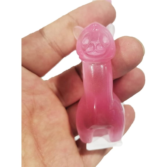 1 Pcs Natural Stones Hand Carved Small Alpaca Statue Vicuna Figurine Crafts Indie Ornament Gifts Room Decor