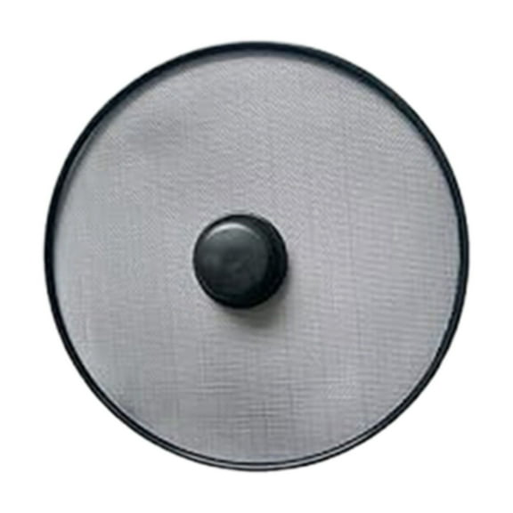 1 Pcs Oil Splash Guard Splatter Screen, Frying Pan Splatter Screen, Splash Guard Lid with Knob, Extra Fine Mesh Splash Guard Pot Lid,Iron Coating Grease Guard Frying Pan Cover for Cooking