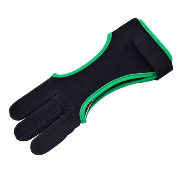 1 Pcs Orange Three-Finger Finger Guard Thickened Tip String Gloves for Sports and Fitness