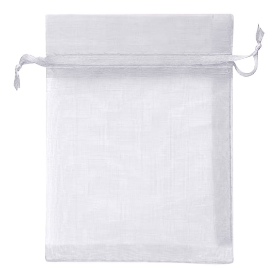 1 Pcs Organza Bags,Mesh Bags Drawstring Small Pouch Bag,Organza Jewelry Bags Drawstring,Little Mesh Gift Bags,Drawstring Organza Bags,Jewelry Gift Bags for Party Wedding Favors,(White,3.93x4.72 in)