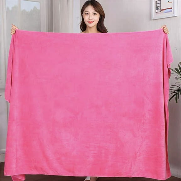1 Pcs Oversized Bath Towels, 80*180cm Giant Microfiber Jumbo Bath Sheets Ultra Soft Bathroom Microfiber Quick Dry Absorbent Shower Towels for Spa Camping Beach