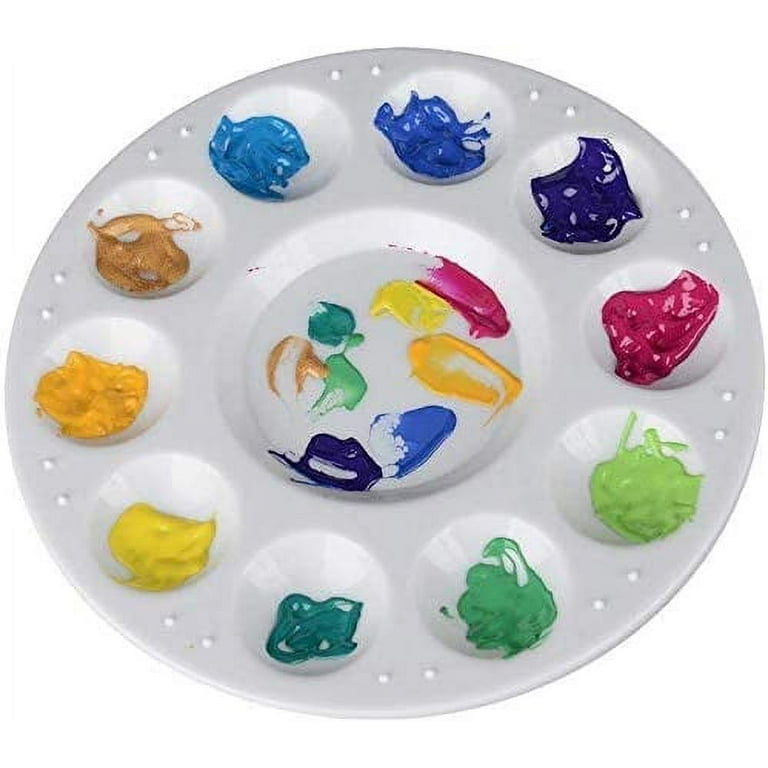 1 Pcs Paint Palette Tray Plastic for Kids and Adults to Create DIY Craft Professional Art Painting