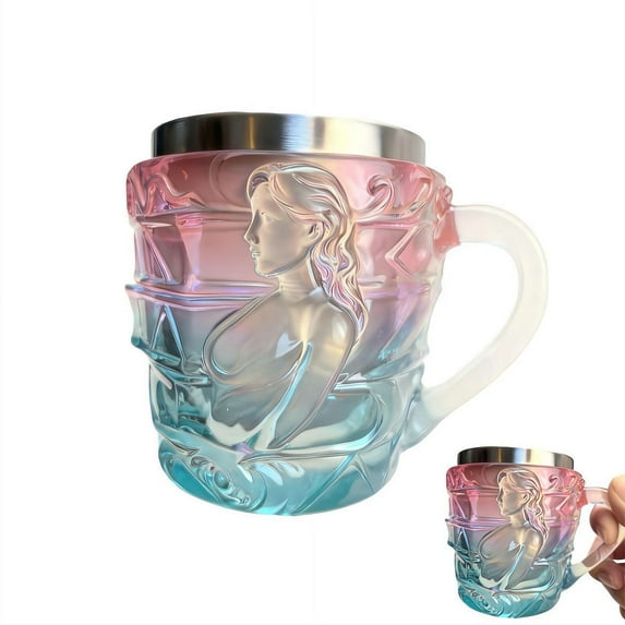 1 Pcs Painted Book Coffee Mug, Novelty Unique Coffee Mug with Stainless ...