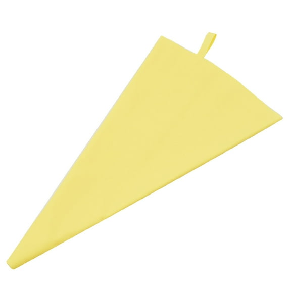 1 Pcs Piping Bags,15.94 Inch Reusable Silicone Bags,Reusable Pastry Icing Piping Bags For Cake & Cookie, Non-Slip Cake Frosting Decorating Bags Easy To Squeeze,Cooking Pipping Bags,Yellow