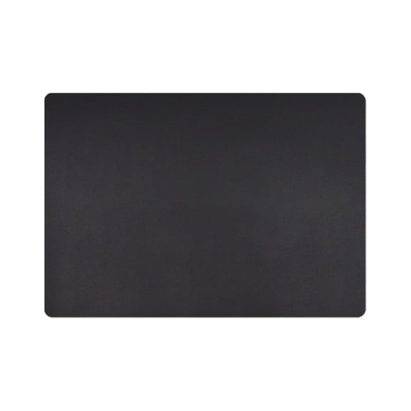 1 Pcs Placemats,Plastic Table Mats,16.93X11.81 Inch Rectangle Heat-Resistant Place Mat,Water-Proof Non-Slip Dining Table Mats,Wipeable Washable Placemats,Place Mats For Kitchen Table,Black