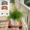 thumbnail image 1 of 1 Pcs Plant Pallet Caddy Plant Stand Round Flower Pot Mover, Plant Pot Pallet Dolly Caster with Universal Wheels Water Receiving Movable Pot Holders, 1 of 6