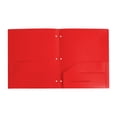 thumbnail image 1 of 1 Pcs Plastic 3-Hole Punch File Folders with 2 Pockets,Heavy-Duty Colored 2 Pocket Plastic Folders,Plastic 3 Hole Punch Pocket Folders,Pocket Folders for 3 Ring Binder,(Z7_Red,9.37x11.4 in), 1 of 8