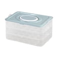 thumbnail image 1 of 1 Pcs Plastic Egg Container,Deviled Egg Containers with Lid,Stackable Plastic Egg Holder,Deviled Egg Tray with Handle Lid,Devil Egg Holder for Refrigerator,Kitchen,(Blue,3 Layer(72 eggs)), 1 of 9