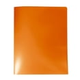 thumbnail image 1 of Two Pocket Folders,1 Pcs Colored Plastic Folders with Pockets,2-Pocket Poly Folder,Heavy-Duty File Folders with Business Card Slot,Plastic Folders with Pockets for Office, Home, Business,Orange, 1 of 8