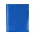 thumbnail image 1 of 1 Pcs Plastic Folder with Clear Front Pocket and 3 Prong, Assorted Colors, 2 Pocket Folder, Plastic Folders with 2 Card Slot Pocket Folders with Prongs for School&Office(Blue), 1 of 8