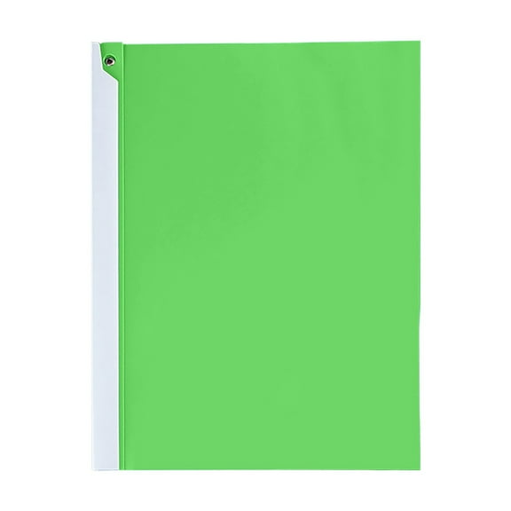 1 Pcs Plastic Report Covers with Swing Clip,Transparent Front Presentation Folders Resume Folder,File Document Organizer,Plastic Front Presentation Binders,Slide Locking Report Cover,Green