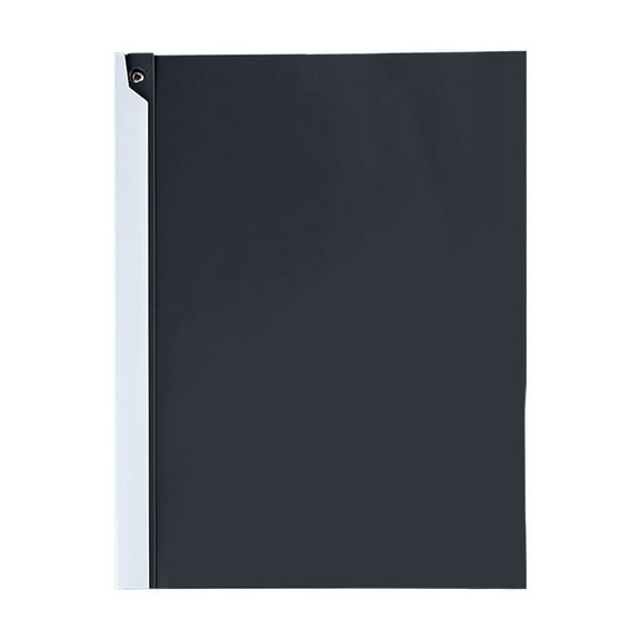 1 Pcs Plastic Report Covers with Swing Clip,Transparent Front Presentation Folders Resume Folder,File Document Organizer,Plastic Front Presentation Binders,Slide Locking Report Cover,Black