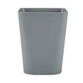 thumbnail image 1 of 1 Pcs Plastic Small Trash Can Wastebasket,Rectangular Wastebasket,Bedroom Garbage Can,Small Plastic Trash Can,Garbage Cans,Garbage Container Basket For Bathrooms, Laundry Room, Kitchens,Grey, 1 of 7