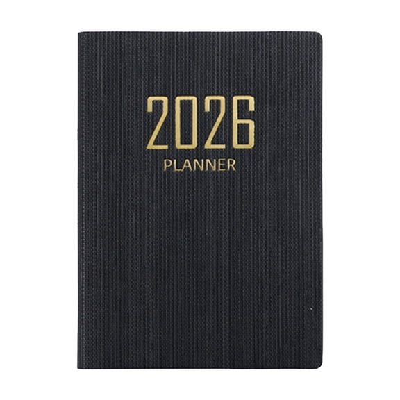 1 Pcs Pocket Daily Planner,Mini Planner Mini Daily Schedule Notepad,Portable Pocket Notepad Diary Planner Calendar Book,Pocket Size Notebook Organizer,Schedule Journal for Office,Work,Travel,Black