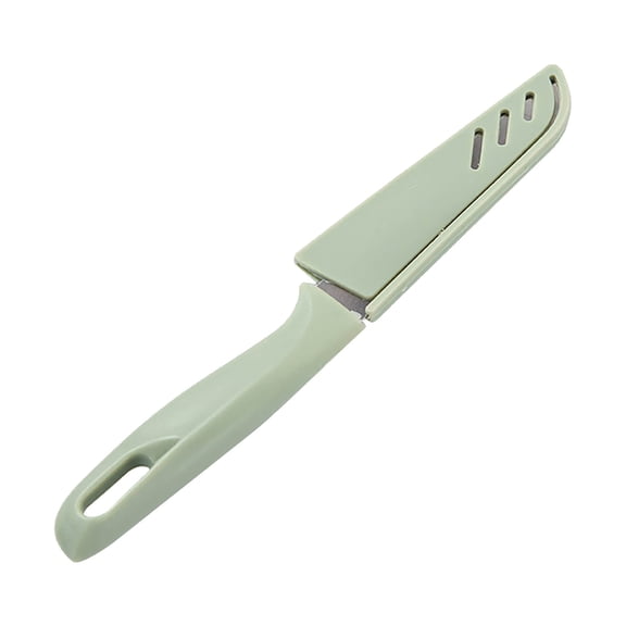 1 Pcs Portable Fruit Knife, Kitchen Small Paring Knives, Sharp Vegetable and Fruit Knife with Sheath Cover, Rust Proof Stain Resistant Steel, include 1 Peeling Knives