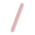 thumbnail image 1 of 1 Pcs Portable Toothbrush Box, Travel Toothbrush Case With Lid, Protective Holder Cover Storage For Case For Outdoor Traveling Camping Dust Proof 8.7x1", 1 of 8