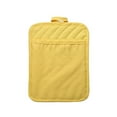 thumbnail image 1 of 1 Pcs Pot Holder With Pocket,7X9 Inch Kitchen Pot Holders,Cotton Pocket Pot Holder For Kitchen Heat Resistant Potholder Cloth Coaster,Oven Pot Holders, Hot Pads For Baking Cooking With Pocket,Yellow, 1 of 9