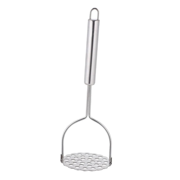 1 Pcs Potatoes Masher,10.2 inch Heavy-Duty Mashed Potato Mashers,Stainless Steel Potato Masher,Masher Kitchen Tool & Food Mashers for Potatoes, Beans, Meat, Vegetables,Kitchen Gadgets,(Silver)