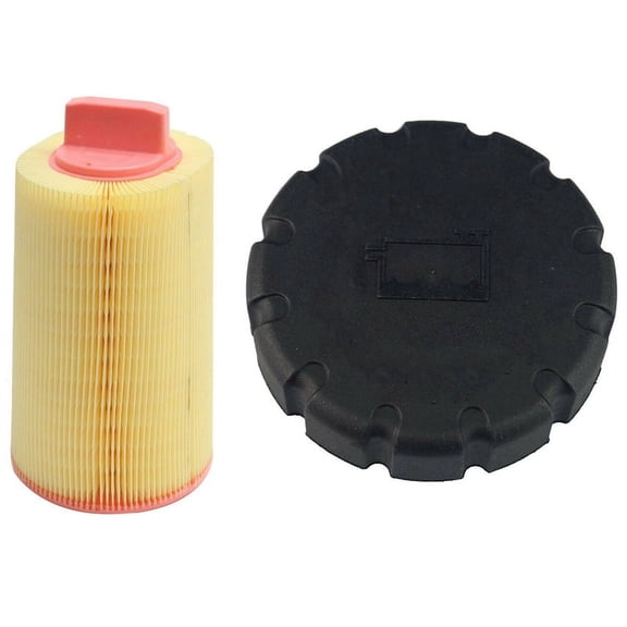 1 Pcs Radiator Coolant Expansion Tank Cap & 1 Pcs A2710940204 Engine Air Filter,1 x Expansion Tank Cap 1 x Air Filter,