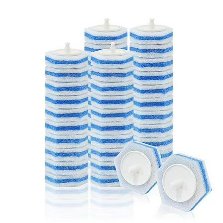 1 Pcs Refills Disposable Toilet Mats Brush, Replacement Brush Heads, Disposable Toilet Wand Refills for Bathroom Cleaning