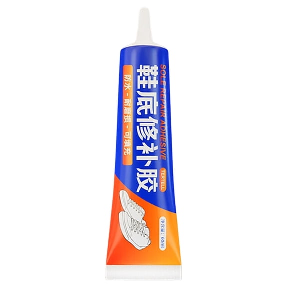 1 Pcs Repair Glue,Adhesive Sealant,Shoe Glue Sole Repair Tool,Heavy-Duty Shoe Adhesive,Water-Proof,Flexible,Multi-Purpose Strong Adhesive Glue,Shoe Repair Glue,for Sneakers,Hiking Shoes,(Blue,60ml)