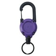 thumbnail image 1 of 1 Pcs Retractable Keychain,Heavy-Duty Carabiner Badge Holder,Multitool Carabiner Badge Holder,Retractable Keychain Clip Id Holder,Stainless Cord And Extendable Key Ring,Badges & Outdoor Work,Purple, 1 of 8